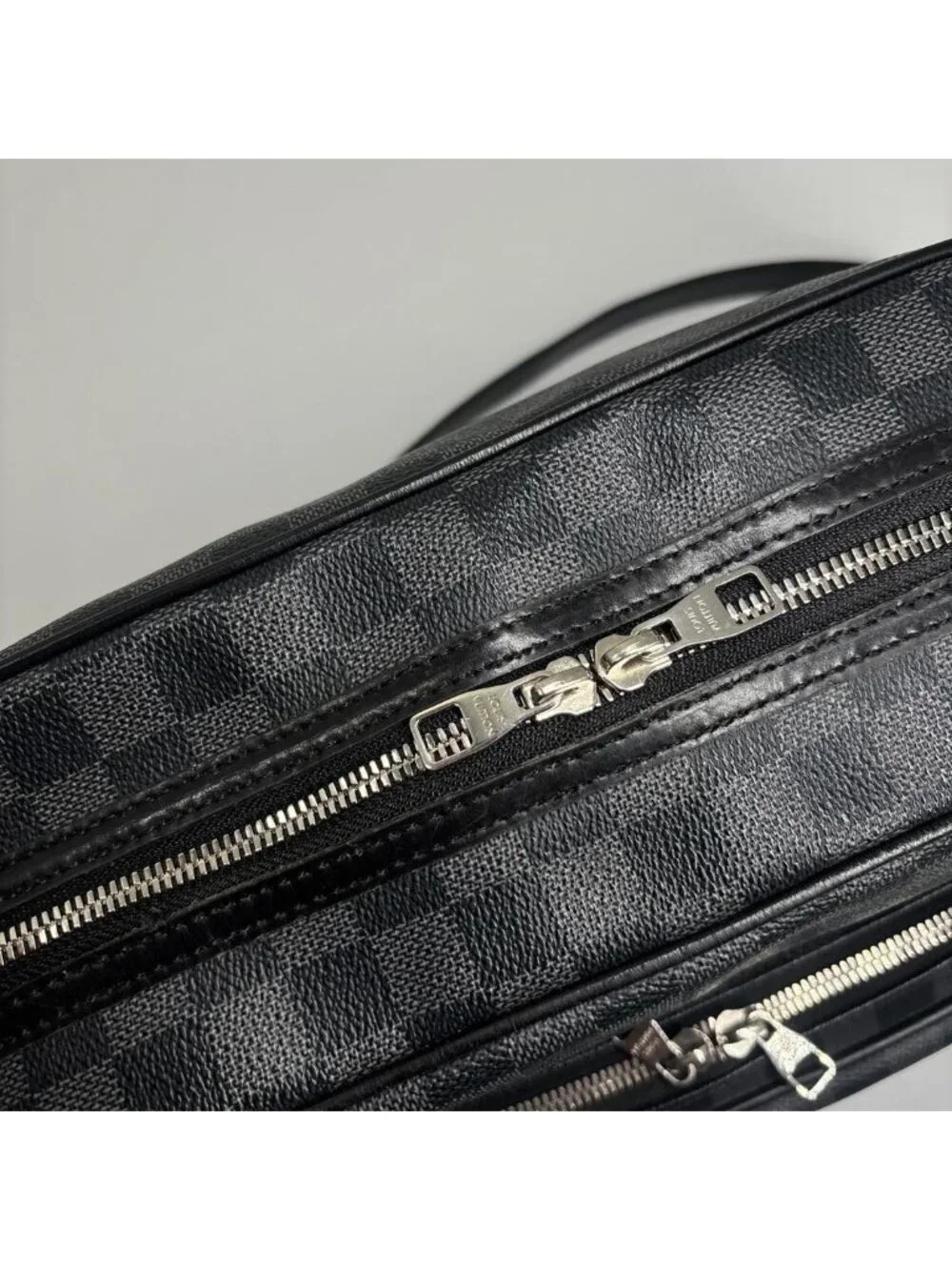 Louis Vuitton Damier Graphite Io Shoulder Bag Black